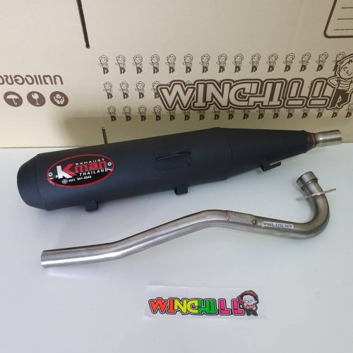 Ống xả Alvin Kevin Whale wave125 ** Kiểu thẳng ** Ống xả Whale Wave 125 *** with Mok *** *** ***