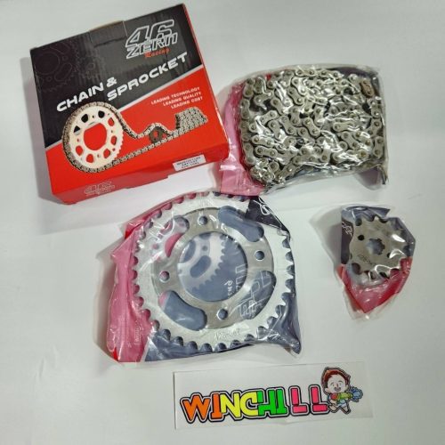 Zern46 428 14-36-108l Bộ xích xe hơi nguyên bản wave110i/wave125s/wave125r/wave100s 2005/wave125 kính chắn gió/WAV