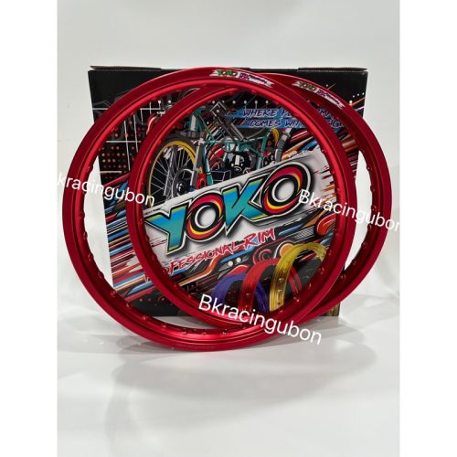 Yoko vành bánh xe 17 giá cho mỗi cặp vành bánh xe Yoko Màu Đỏ logo chính hãng mới 100% 17