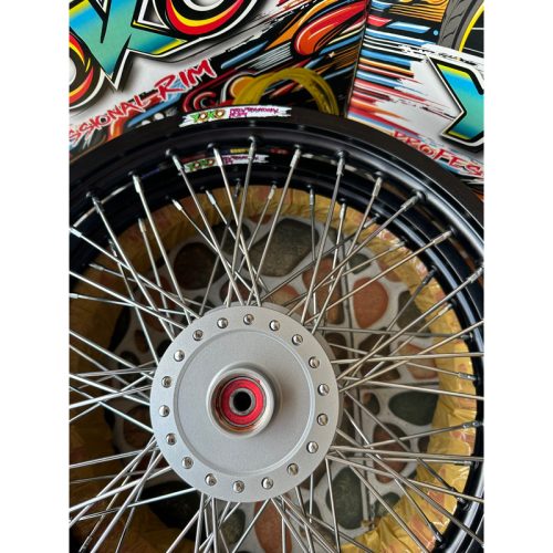 Bộ bánh xe 2021 Wave 110i khác Vành bánh xe yokoko logo mới bánh xe nan hoa mạ đồng ổ trục giữa