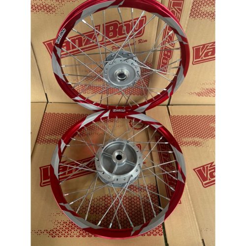 Vanz Boy Wave 110i Bộ bánh xe bu lông A, trục cờ vua họa tiết bu lông vuông sóng 125i nan hoa mạ màu nguyên bản có bánh xe