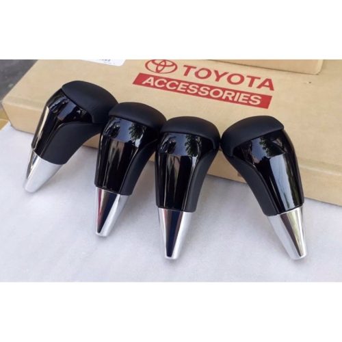Đầu Bánh răng Toyota chính hãng giá rẻ nhất chính hãng màu đen sáng bóng màu đen ngọc trai lấp lánh Rocco phụ tùng da thật màu đen