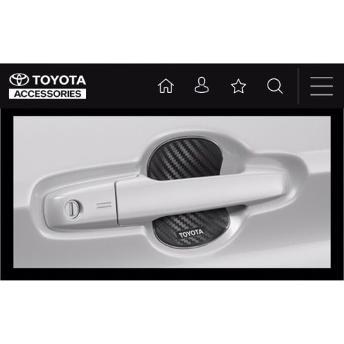 Không chính hãng💯10% bọc tay nắm cửa Kevlar, YARIS Cross/Yaris Ativ 2022-24/veloz Center giá 1,200