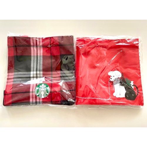 Chính hãng💯% Túi vải Starbucks Túi Starbucks ngày lễ mới bằng nhựa không niêm phong chính hãng từ cửa hàng