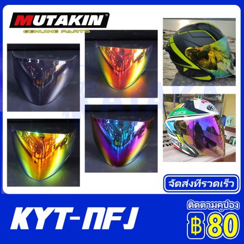 MUTAKIN kyt Mũ Bảo Hiểm Nửa lưỡi nfj Mũ bảo hiểm kyt nfj Visor kyt cho kyt nfj Giao hàng nhanh