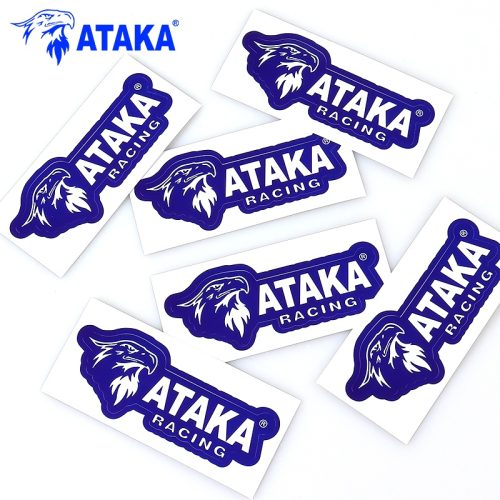 Amaka logo nhãn dán vinyl trong suốt Nhãn dán chống nước nhãn giấy Logo ataka giá rẻ để trang trí xe máy