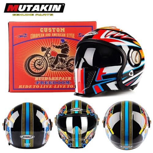 MUTAKIN Mũ bảo hiểm Mô đun Mũ bảo hiểm nâng cằm toàn mặt kèm kính râm trong ml XL ICC