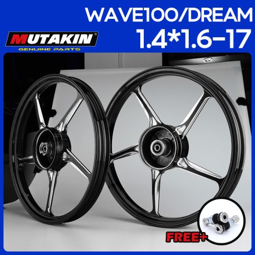 MUTAKIN vành CNC 511 hợp kim Honda wave100 dream125 dream110 supercub lead100 1.40/1.60×17