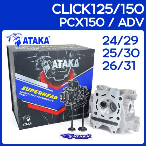 Ataka Bộ 2 van đầu xi lanh cho pcx150 click150 click125 ADV nắp van lưỡi dao Bộ đầy đủ phù hợp