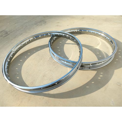 Vành bánh xe bằng thép mạ crôm 1.4 × 14, 1.6 × 14, 1.2 × 17, 1.4 × 17, 1.6 × 17 ** Giá mỗi băng **