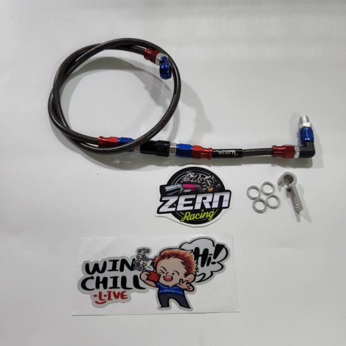 Dây phanh ZERN PSI, đầu tròn 90 độ, dài 36 inch, phụ tùng xe máy.