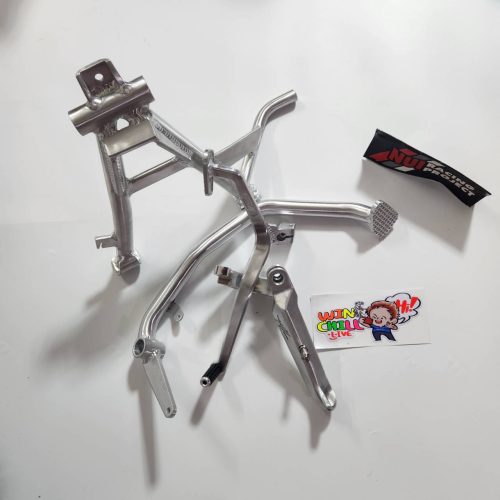 Bộ 4 mảnh CNC WAVE110i 2014-2020 chân đứng MV + chân số NUI + chân phanh + chân đứng đôi ZERN.