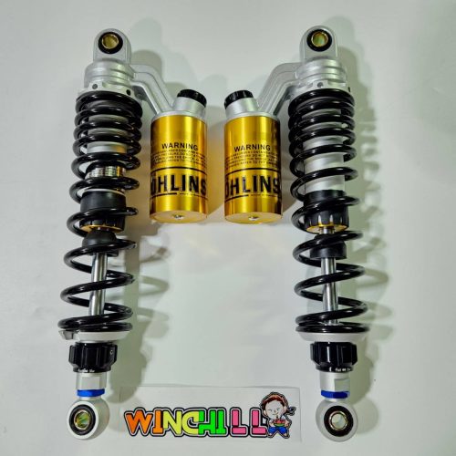 Sau lưng, lắp ráp Wave110i/Dream supercub/Wave100 cũ/Wave100s 2005, sau lưng, màu đen vàng 310 mm.