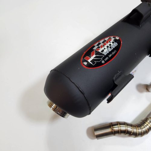 Phiên bản mới nhất của KVIN, ống xả yên tĩnh, không gây tiếng ồn, không gây ô nhiễm cho PCX 2018-2020 ***Có ống xả*** ******Yên tĩnh****** kiểu dáng Z, cổ lạnh.