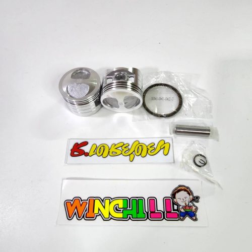 Bộ bơm 53 đầu nổ tránh van, rãnh dầu WAVE110i 2009-2020 + vòng + khắc + ghi + sticker thợ Đếch Ayutthaya