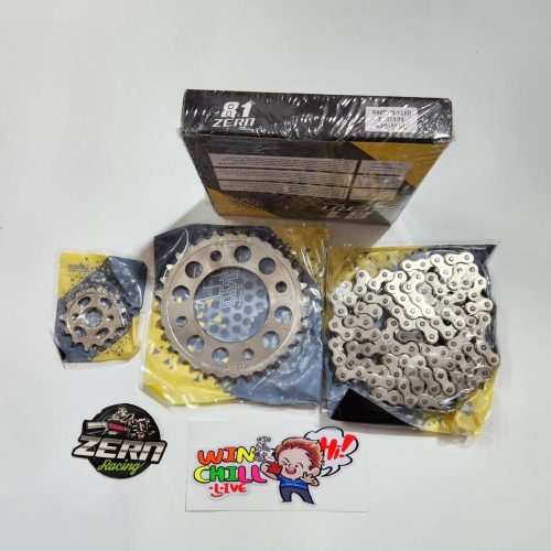 [ZERN81 Bộ xích thép không gỉ 420 14-32-108L, khoan nhẹ, bóng cực, sử dụng cho việc kéo dài và nén cho WAVE110i / WAVE125S / WAVE125R / WAVE100S 2005 / WAVE125 với hệ thống phân phối côn lốc / WAVE125 cá voi / DREAMSUPERCUB]