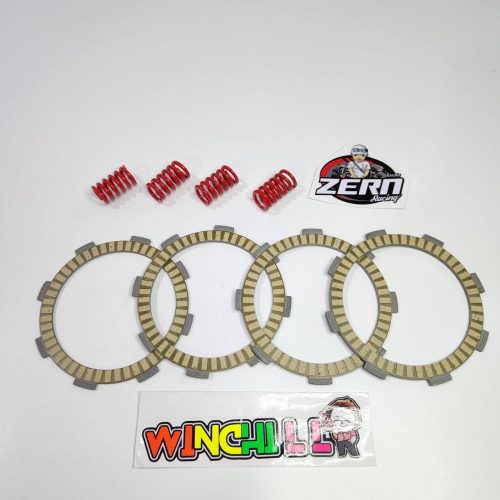 Đĩa cắt vàng WAVE 4 miếng, bộ cắt + lò xo 4 chiếc, sản xuất theo yêu cầu của TENA / DASH / LS, tặng kèm 1 miếng sticker miễn phí.