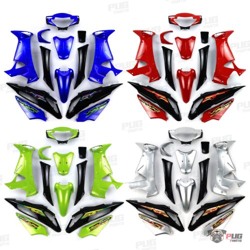 [PUGParts bộ phận màu Wav125s đèn xi nhan cánh gió năm 2006 (bộ 13 mảnh) bộ phận màu 125 cánh gió bộ phận màu Wav 125i cánh gió bộ phận màu cánh gió]