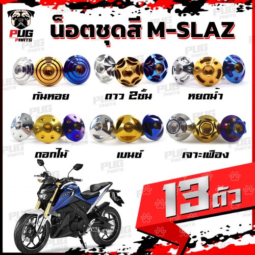 Không có bộ màu M-SLAZ (1 bộ = 13 chiếc) nút màu M-SLAZ nút MSLAZ nút khung MSLAZ nút MSLAZ nút giữ khung nút thép không gỉ (M-slaz)