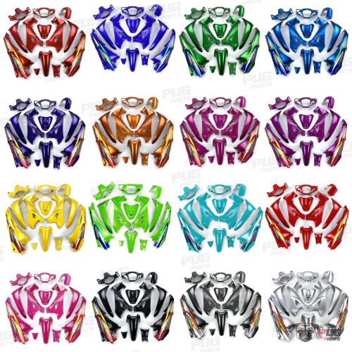 Bộ phận PUGParts màu wave125S, đầu bịt, bộ phận màu wave125S (bộ 13 chi tiết), màu đỏ thủy tinh, chìa khóa tròn/chìa khóa an toàn (chìa khóa nhỏ/lớn)