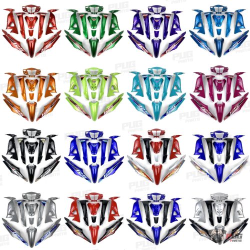 Bộ phận PUGParts màu Wave100S ubox (bộ 10 mảnh) bộ phận màu Wave 100s ubox khung Wave100S ubox năm 2005 bộ phận màu Wave 100S 2005 U-Box bộ phận màu Wave100s.